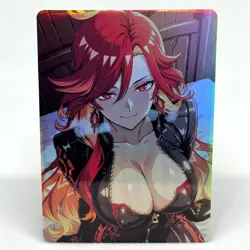 Genshin Impact Mavuika Goddess Anime Waifu ACG Foil Card - Image 1