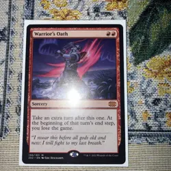 Warrior's Oath MTG NM Double Masters 2022 Magic the Gathering - Image 1