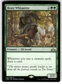 Guilds of Ravnica #123 Beast Whisperer - Image 1