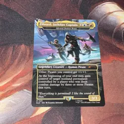 Edward, Jackdaw Captain Admiral Beckett Brass X1 Mtg Secret Lair Nm - Image 1