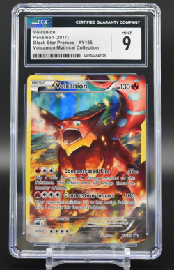 Pokemon Volcanion Mythical Collection Black Star Promo XY185 CGC 9 - Image 1