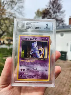 GR's Mewtwo Pokemon 2001 Holo GB Game Boy Promo 150 BGS 9 Japanese Exclusive Art - Image 1