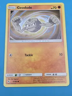 Geodude 33/68 Common Pokemon TCG LP - Image 1