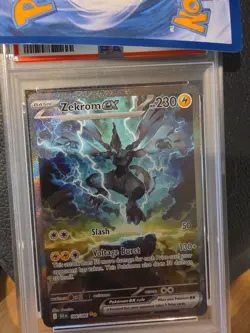 PSA 10 Pokemon TCG Zekrom ex 166/086 Black & White SIR Holo English - Image 1