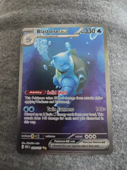 Pokemon TCG Blastoise ex 200/165 SV 151 Special Illustration Rare Full Art Holo - Image 1