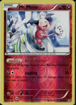 Mr. Mime Uncommon Generations 52/83 Fairy Reverse Holo Pokemon Card - Image 1