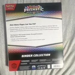 Pokemon Scarlet & Violet Prismatic Evolutions Binder collection - Image 2
