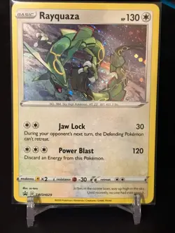 Pokemon Rayquaza SWSH029 SWSH Sword & Shield Promo Holo - NM - Image 1