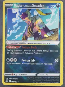 Radiant Hisuian Sneasler 123/196 Lost Origin Radiant Rare Pokemon TCG - Image 1