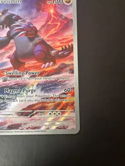 2023 Pokemon SV Paradox Rift Groudon #199/182 - Image 5