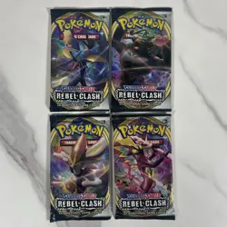 1x Pokemon Rebel Clash Booster Pack (1 PACK) Factory Sealed English - Image 1