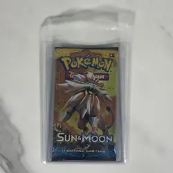 1x Pokemon Sun and Moon Booster Pack (1 PACK) Factory Sealed English - Image 2