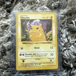 🔥POKEMON Shadowless Pikachu 058/102 Base Set RED CHEEKS 1999 GAMEFREAK📈 - Image 1