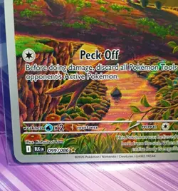 Pokemon TCG Larvesta 099/086 Black Bolt Full Art Illustration Rare - Image 2