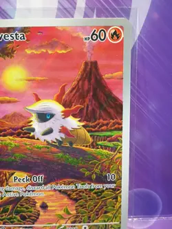 Pokemon TCG Larvesta 099/086 Black Bolt Full Art Illustration Rare - Image 4