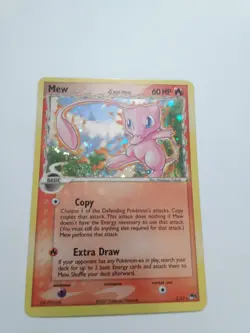 Pokemon Mew 3/17 POP Series 5 Holo Rare Delta Species English HP Corrected Back - Image 3