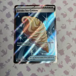 Jumbo Ice Cream 109/086 Ultra Rare ME04: Chaos Rising Pokemon NM - Image 1