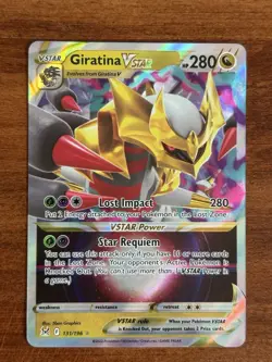 Giratina VSTAR 131/196 Ultra Rare Holo NM Pokemon SWSH11: Lost Origin - Image 1