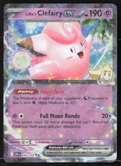 Lillie's Clefairy ex 056/159 Double Rare Journey Together Pokemon Near Mint - Image 1