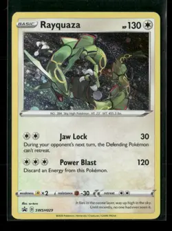 Rayquaza SWSH029 Holo Sword & Shield Promo NM/M Pokemon - Image 1