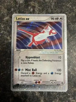 Latias ex 93/97 Dragon Ultra Rare Holo EX 90HP English 2003 + Free Greninja - Image 2