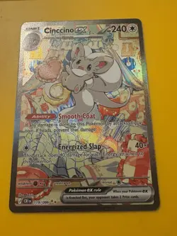 Pokemon TCG Chaos Rising Cinccino ex #119/086 Special Illustration Rare SIR - Image 4