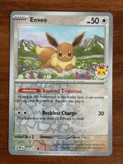 Eevee - (Pokemon Day 2025) (Reverse Cosmos Holo) 074/131 - Image 1