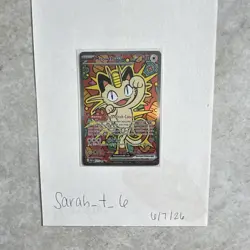 Meowth EX 121/108 Full Art Holo - Pokemon TCG Evolutions English - Image 3