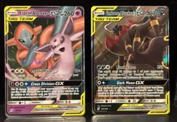 Pokemon Umbreon & Darkrai GX #125 Espeon & Deoxys #72 Tag Team Unified Minds NM+ - Image 1