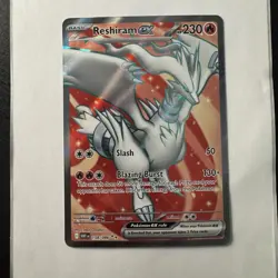 Reshiram ex 158/086 SV White Flare Full Art Holo Eng - Image 1