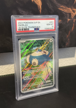 2023 Pokemon Snorlax SVP 051 PSA 10 151 Elite Trainer Box Promo Gem Mint - Image 2