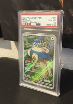 2023 Pokemon Snorlax SVP 051 PSA 10 151 Elite Trainer Box Promo Gem Mint - Image 3
