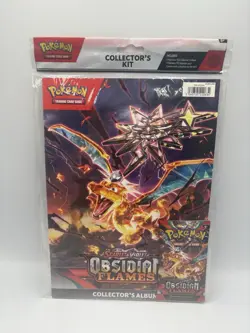 Pokemon TCG Scarlet & Violet Obsidian Flames Collectors Kit Album Poster Pack - Image 1