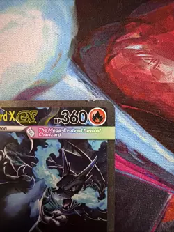 Pokemon Mega Charizard X ex 125/094 Phantasmal Flames Full Art Holo 2025 DMG - Image 5