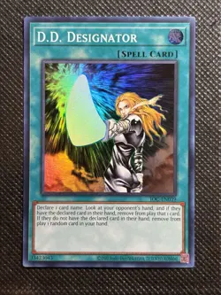YuGiOh! D.D. Designator IOC-EN039 Super Rare 25th Anniversary Edition Near Mint - Image 1