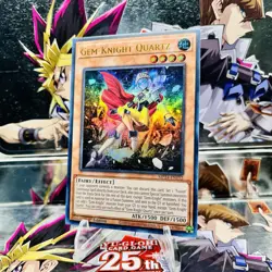 Yugioh Gem Knight Quartz MP24-EN152 Ultra Rare 1st Ed NM - Image 1