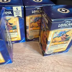 Disney Lorcana Archazia's Island Gift Box Lot (4) Promo NEW SEALED - Image 3