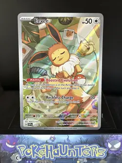 Pokemon Card Eevee Promo SVP 173 Black Star Promo Prismatic Evolutions NM - Image 1