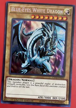 Yugioh Blue-Eyes White Dragon CT14-EN002-Secret Rare Limited Edition - Image 1
