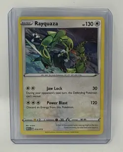 Rayquaza 2025 McDonalds Happy Meal Pokemon Dragon Discovery Card 014/015 - Image 1