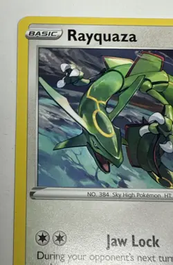 Rayquaza 2025 McDonalds Happy Meal Pokemon Dragon Discovery Card 014/015 - Image 3