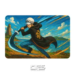 One Piece TCG Card Game Play LAW TCG card duel OPCG pad trafalgar mat mouse - Image 1