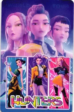 RUMI AND JINU HUNTR/X KPOP DEMON HUNTERS The Kpop Star Lomo Collectible Card - Image 2