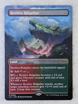 MTG Restless Ridgeline (Borderless) The Lost Caverns of Ixalan #350 Card Rare NM - Image 2
