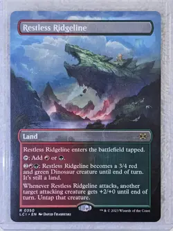 MTG Restless Ridgeline (Borderless) The Lost Caverns of Ixalan #350 Card Rare NM - Image 5