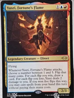 MTG Yusri, Fortune's Flame #218 Modern Horizons 2 2021 Magic Card Rare NM - Image 1