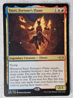 MTG Yusri, Fortune's Flame #218 Modern Horizons 2 2021 Magic Card Rare NM - Image 2