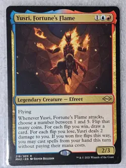 MTG Yusri, Fortune's Flame #218 Modern Horizons 2 2021 Magic Card Rare NM - Image 4