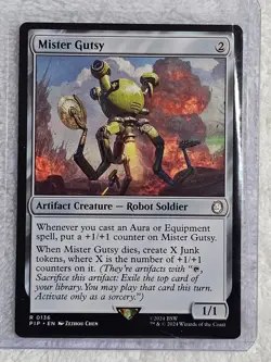 MTG Mister Gutsy #136 Universes Beyond: Fallout Magic Card Rare NM - Image 5