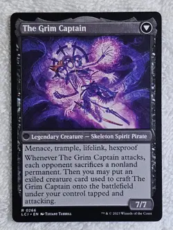 MTG Throne of the Grim Captain The Lost Caverns of Ixalan #266 Card Rare NM - Image 2